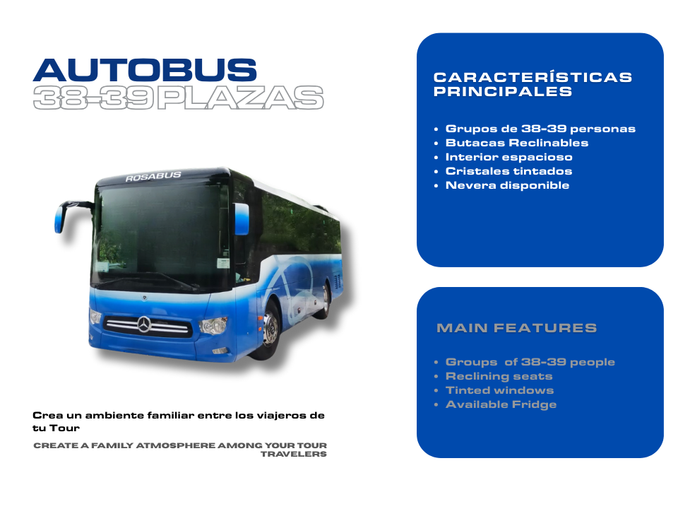 Autocar 38 plazas Empresa de alquiler de autocares 38 plazas